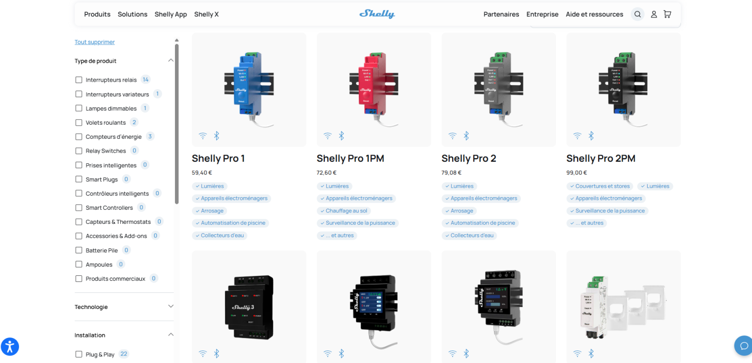 installateur et revendeur domotique certifié Shelly